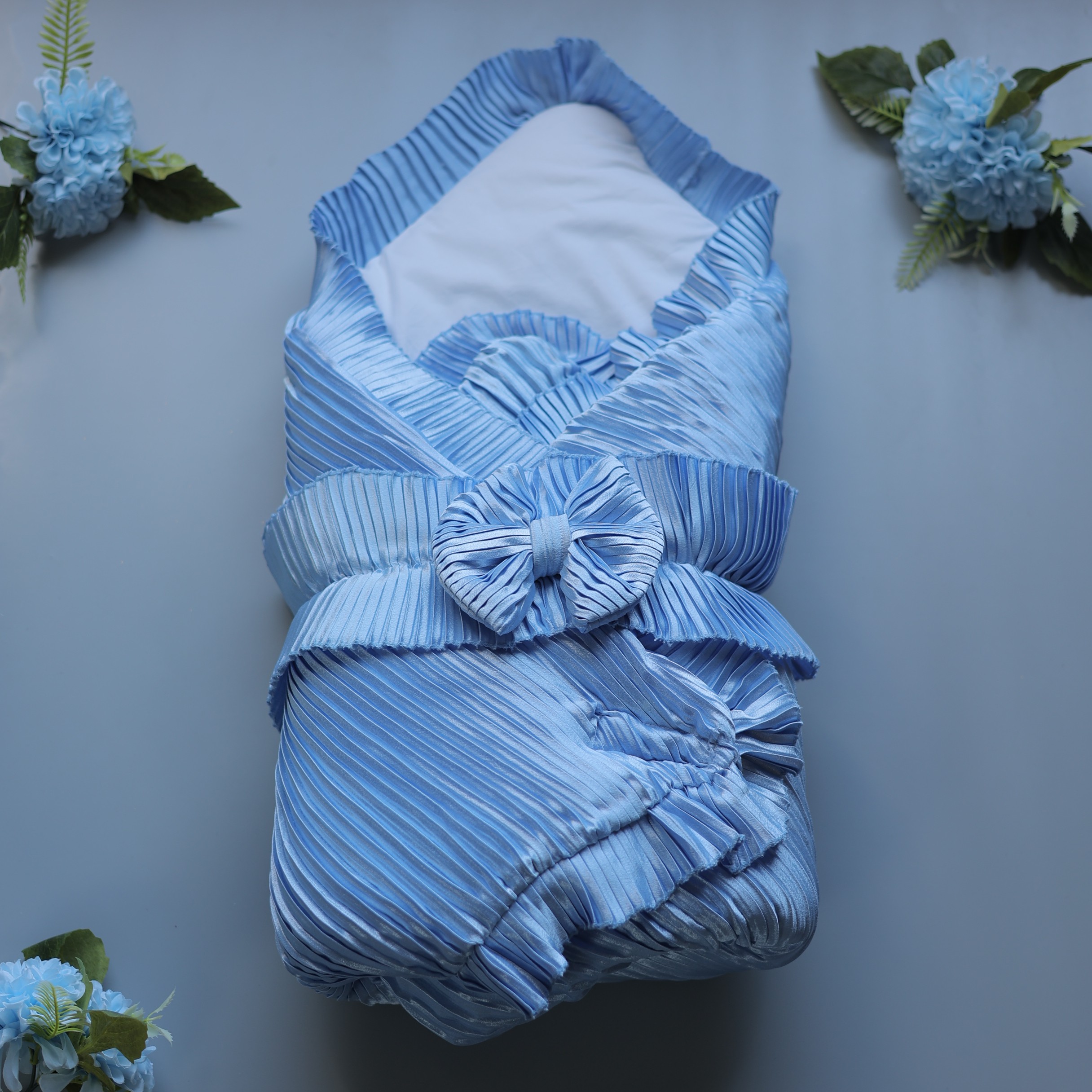 Cerulean Bliss Baby Drape Set
