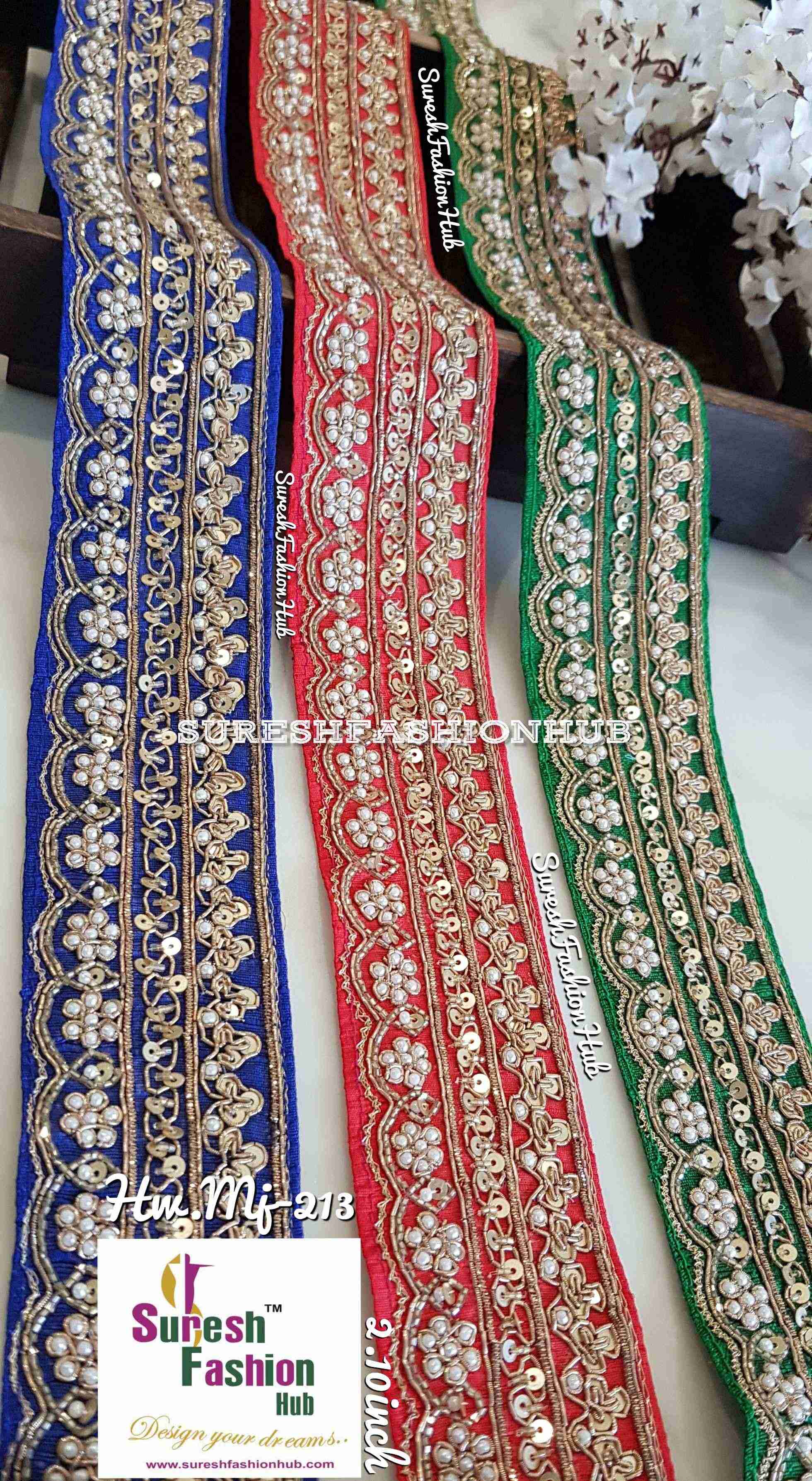 Indian Laces Embellishments Embroidery Saree Border  Wholesale Silk Crafting Sewing Decorative Designer Ribbons #bohobagmaking #fedorahats  #minne  #lndianlaces  #Sareeborder #アニー都城  #pasamanerías #pasamaneriasbordadas #Embellishments #可愛いマスク  #Embroiderytrimmings #アクセサリーパーツ #インドレース #homedecorating #galonesimportados #