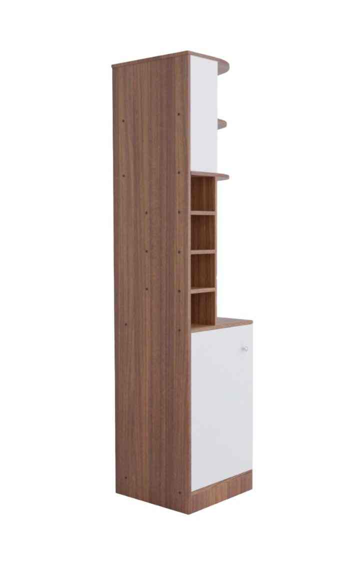 Jinro Engineered Wooden Bar Cabinet | Mini Bar for Home | Leon Teak