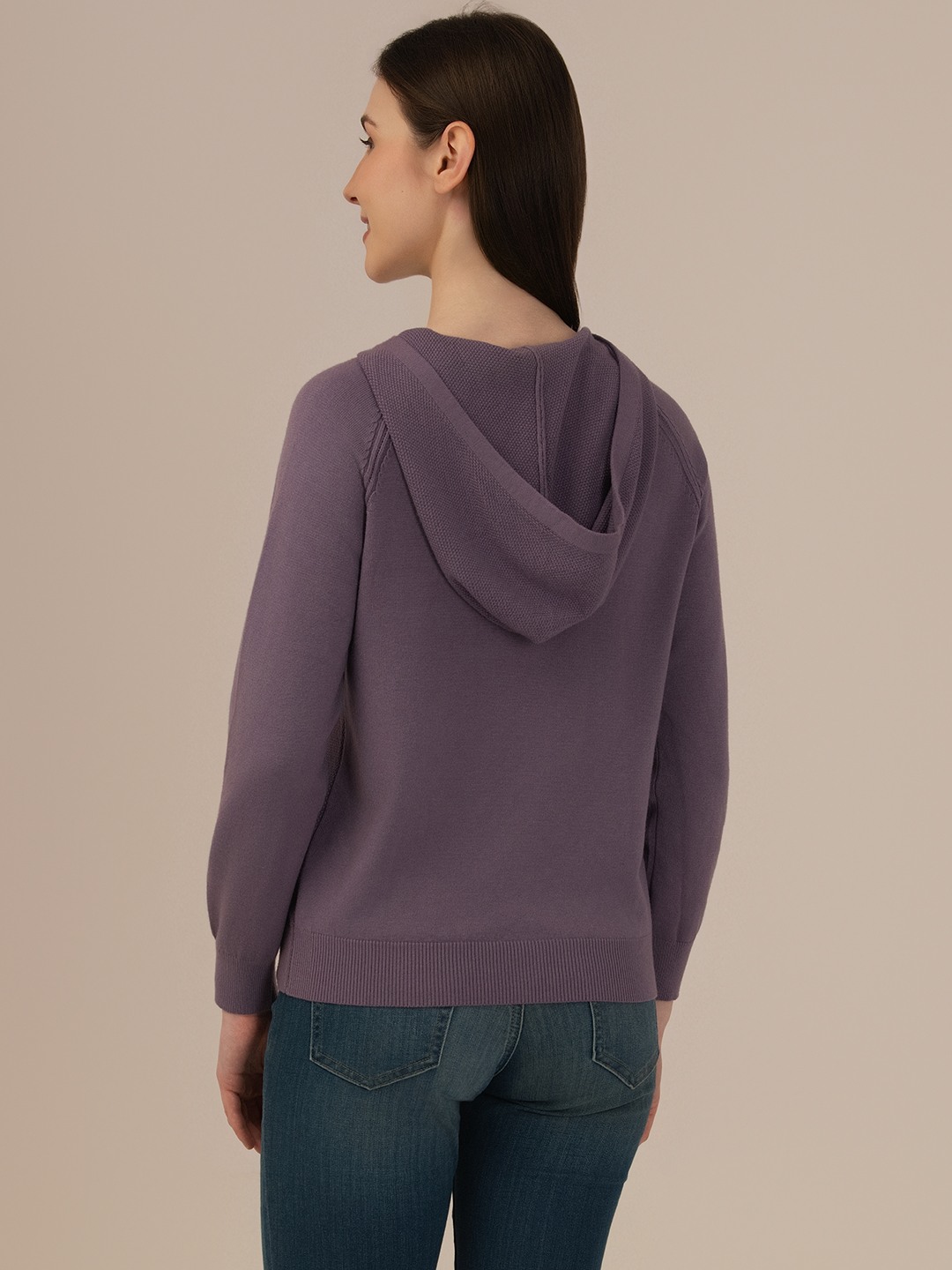 Albion Winter Purple  Woolen Top for Women – Warm & Trendy