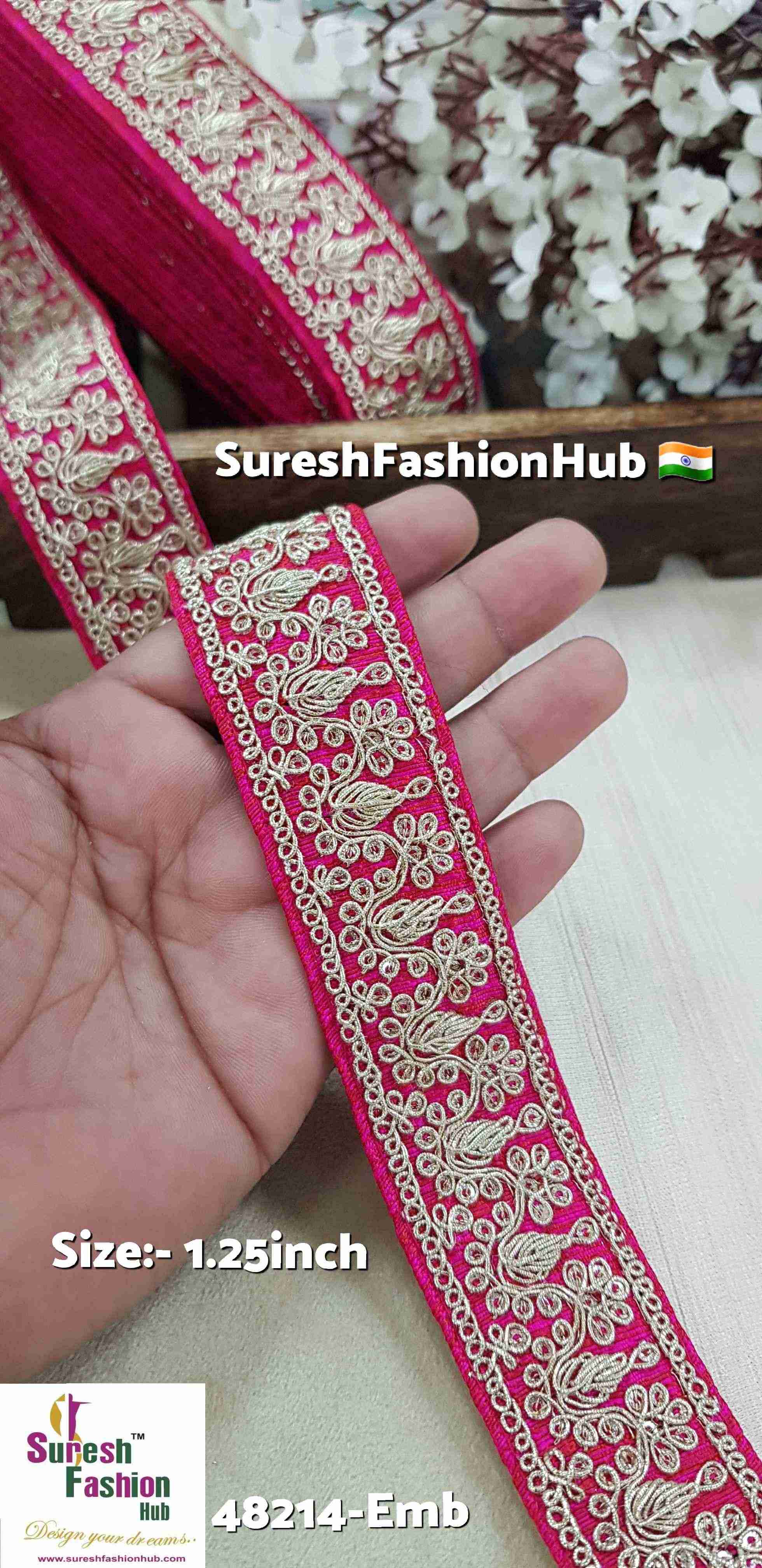 Maharani Pearl & Sequence Fabric Lace