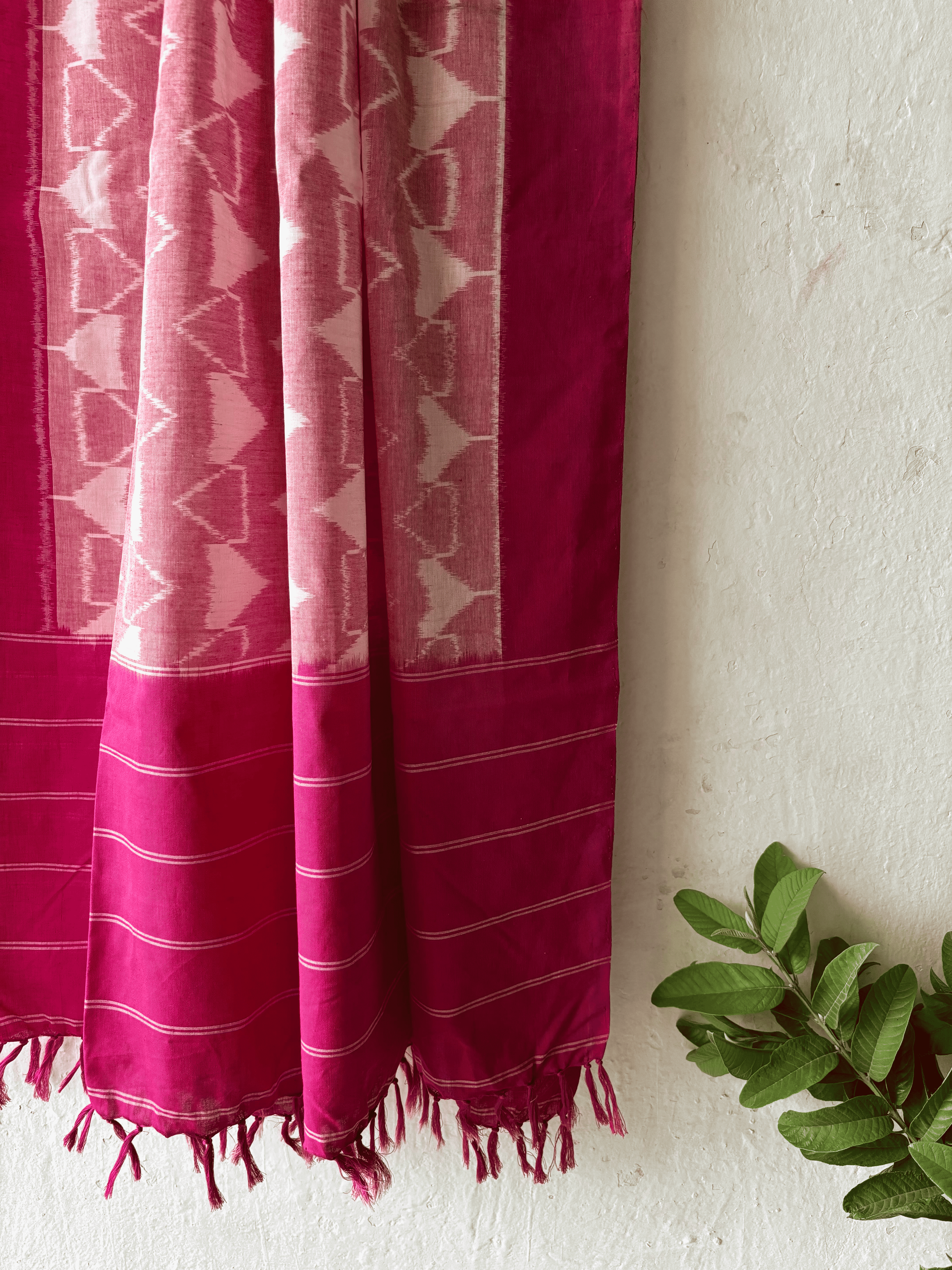 Cotton Triangle Ikat Duppata