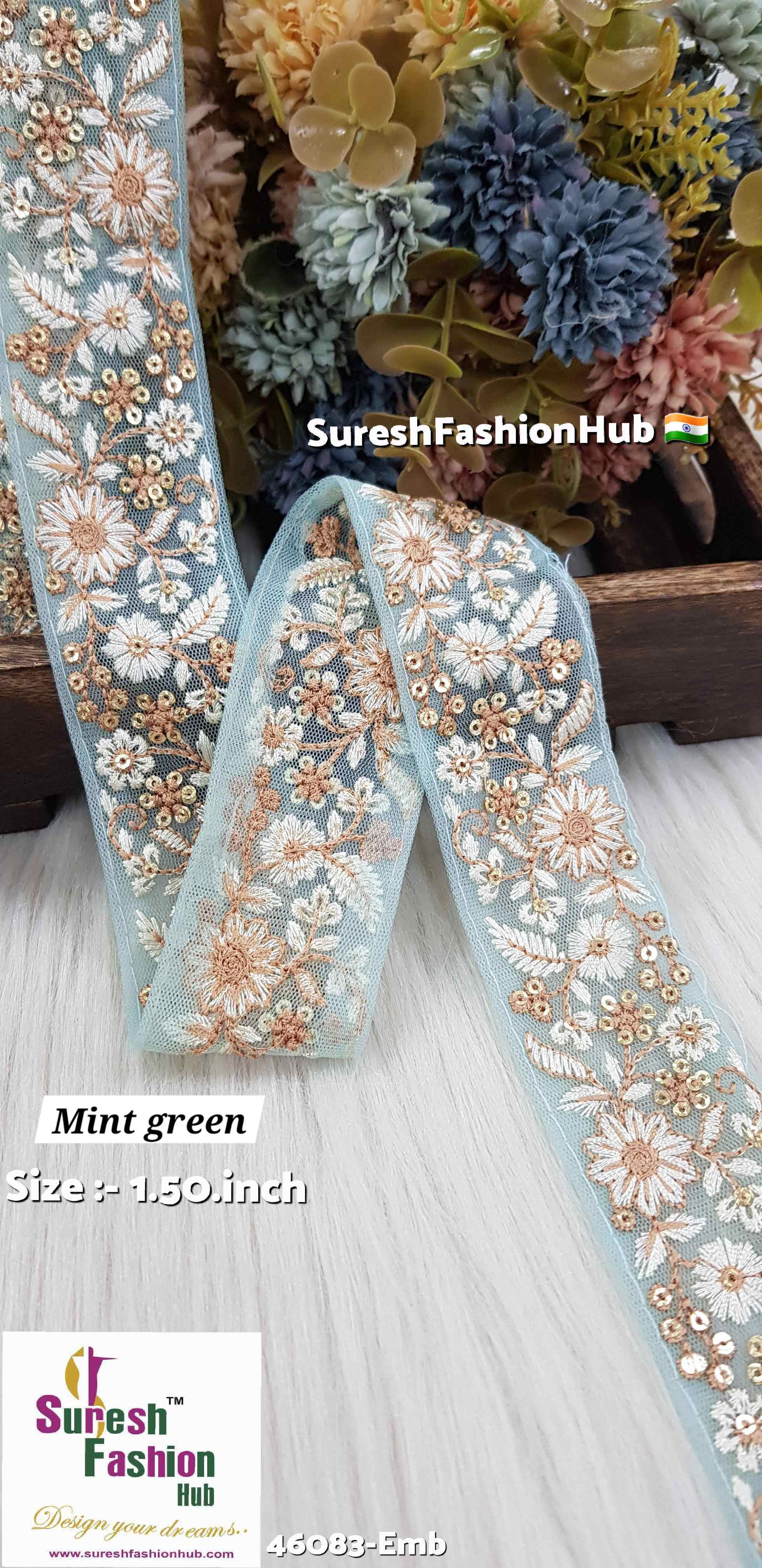 Mint Green Floral Elegance