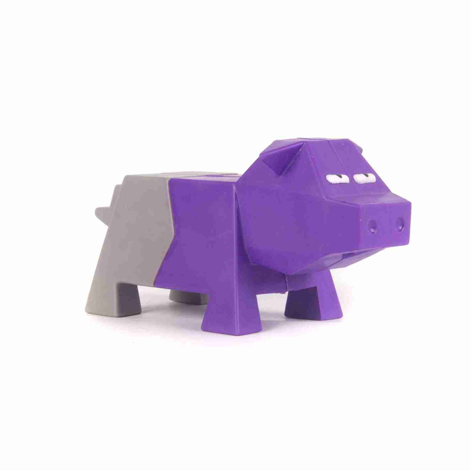 Barkbutler Fofos Comic Farm Pig Toy & Football Chew Toy for Dogs