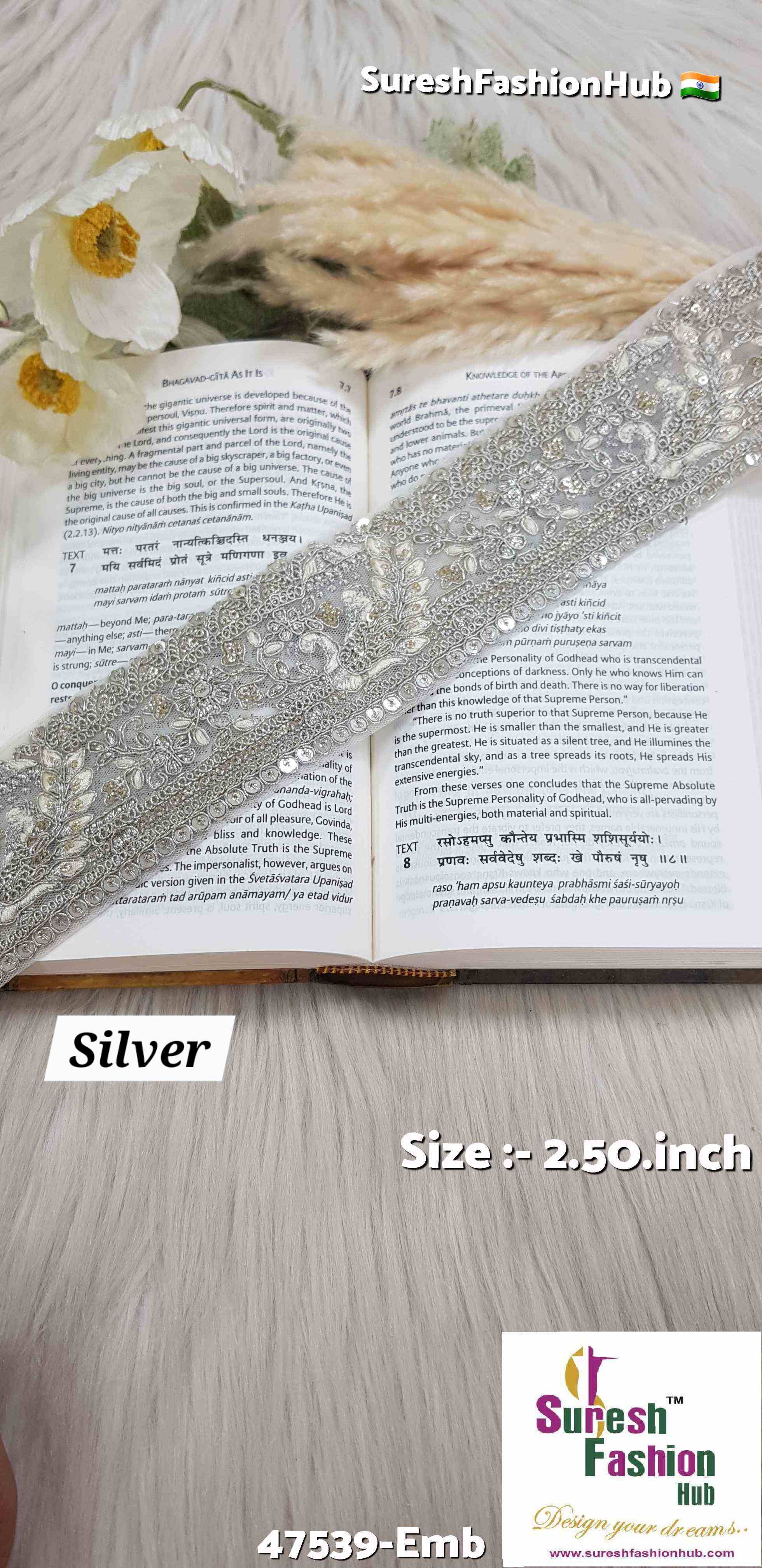 Silver Heritage Peacock Lace