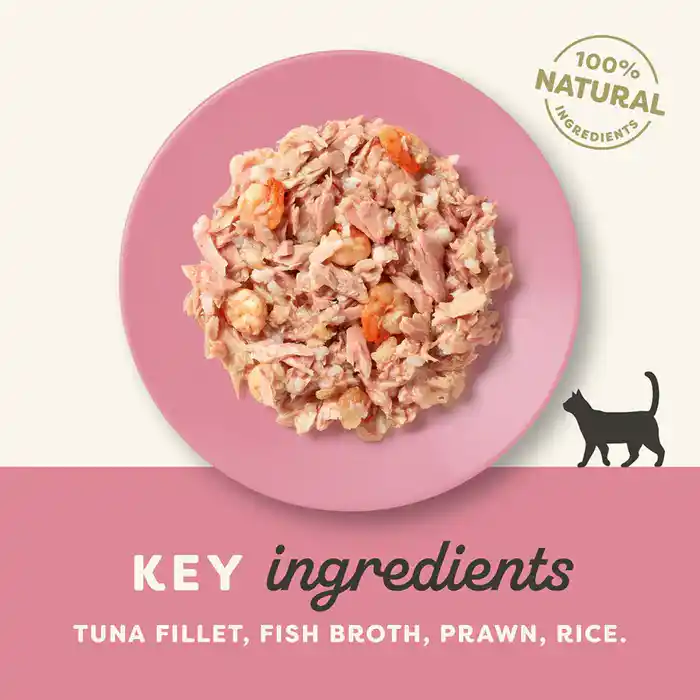 Applaws Cat Wet Food Tuna Fillet and Prawns in Broth 70g