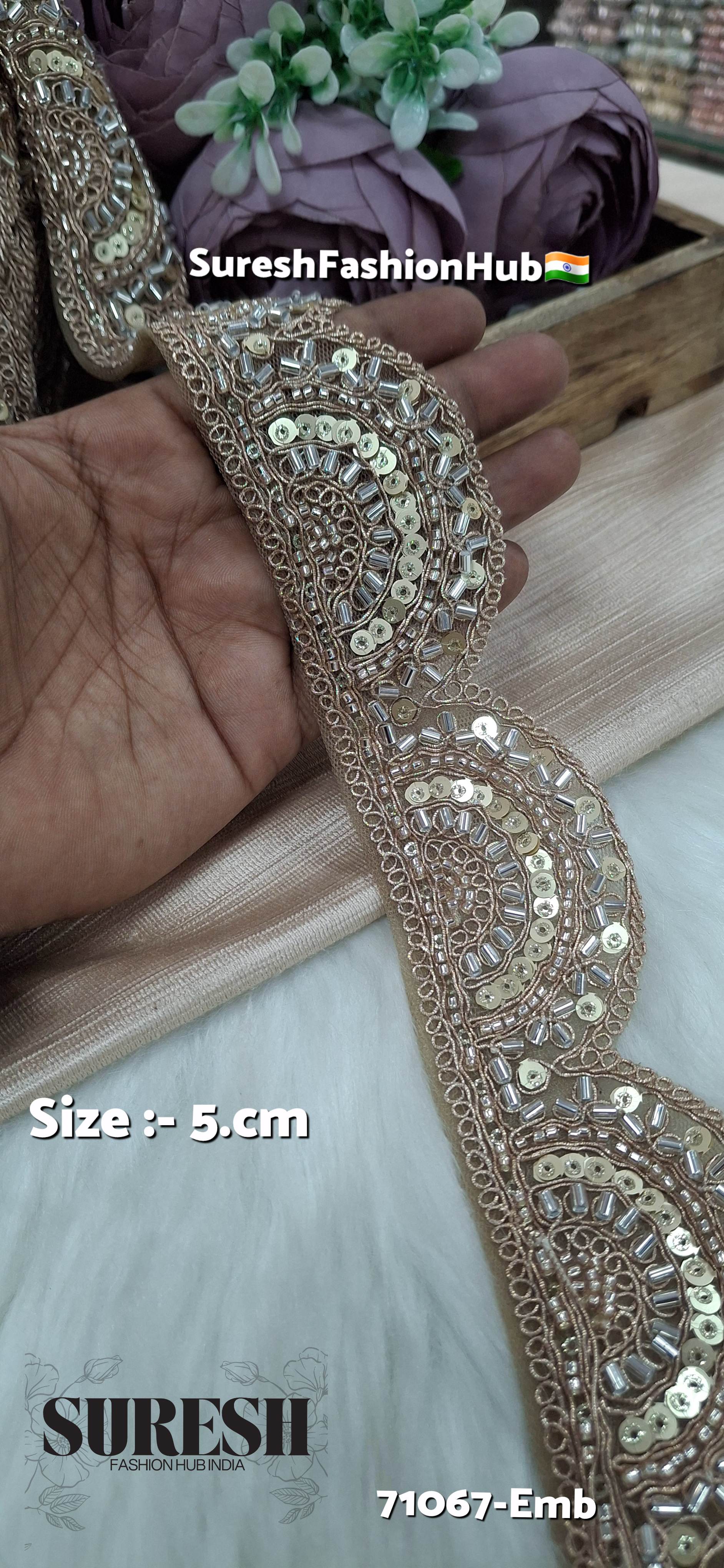 Rose Royale Floral Border Lace