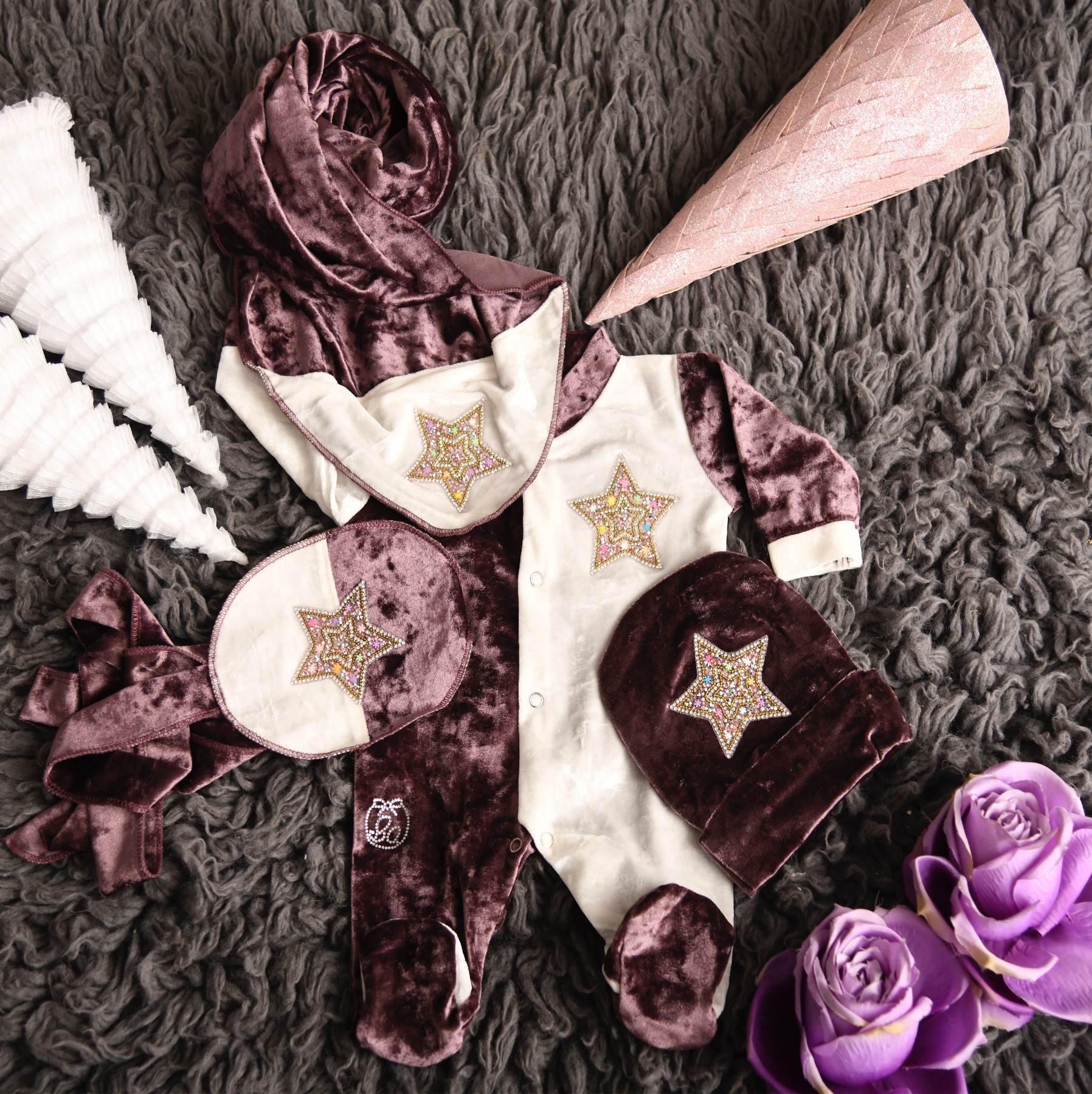 Rainbow Star Romper
