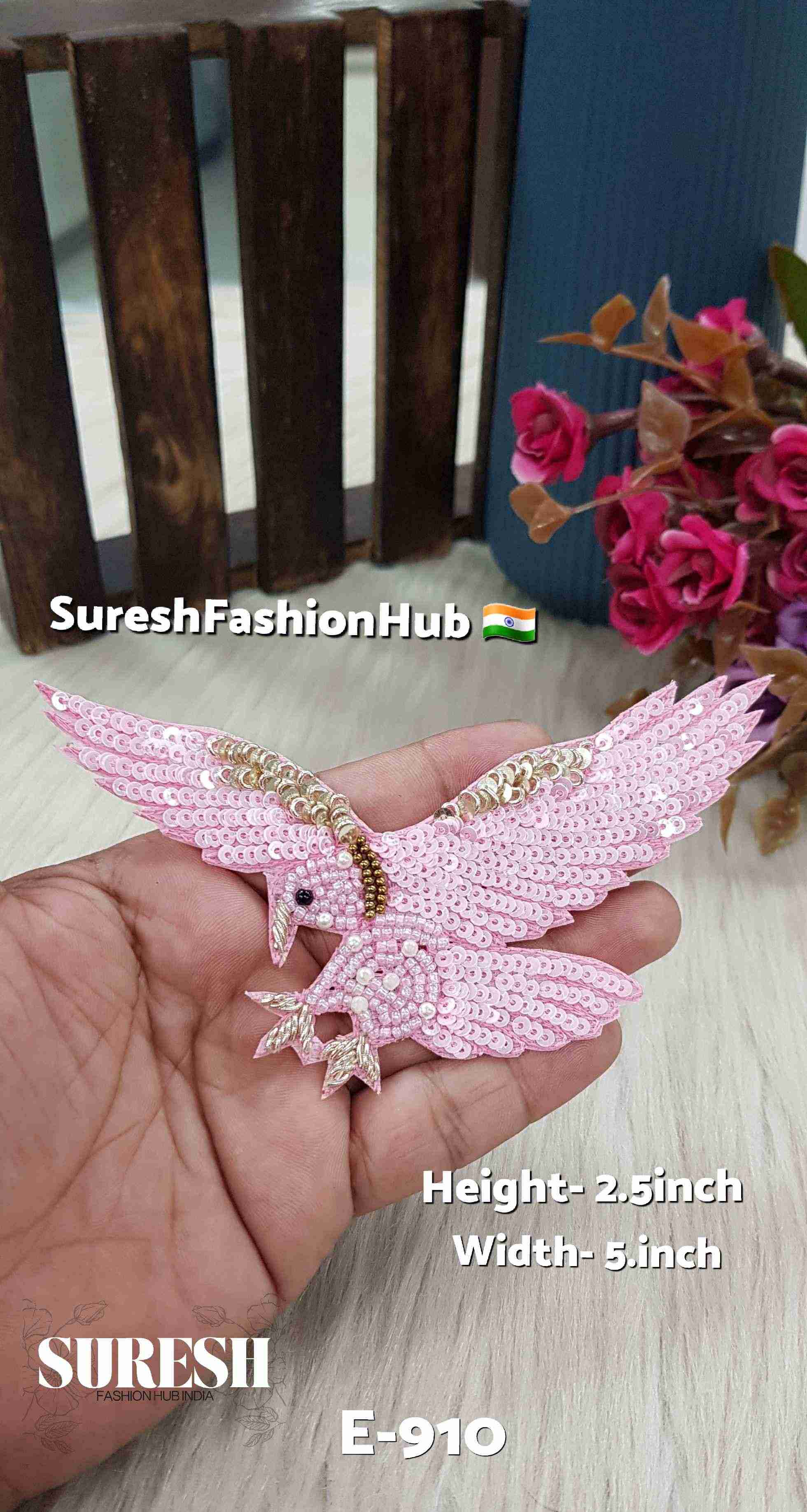 Baby Pink Left Flying Eagle – E-910