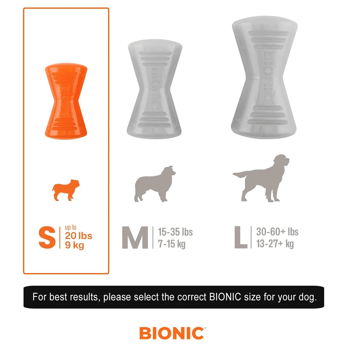 Bionic Bone Small Dog Toy, 9.5 cm