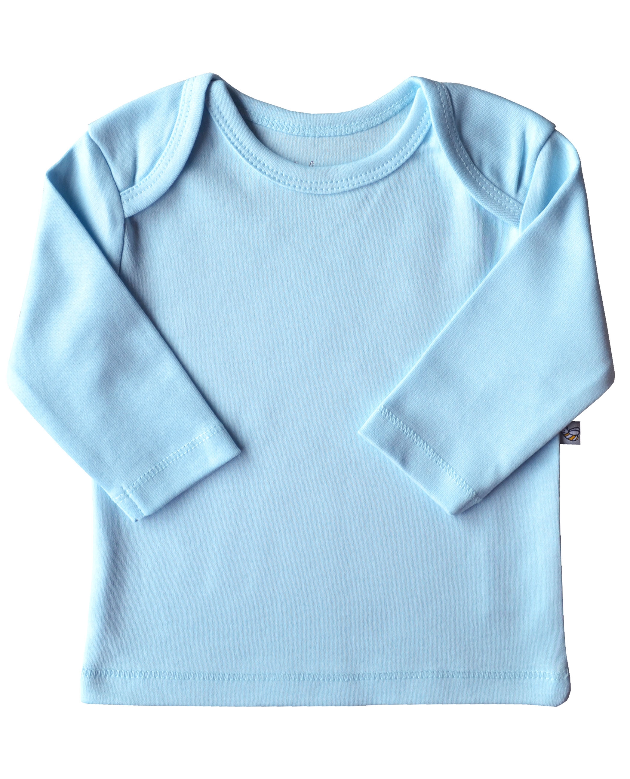 Babeez | Blue Long Sleeve Top (100% Cotton Interlock Biowash) undefined