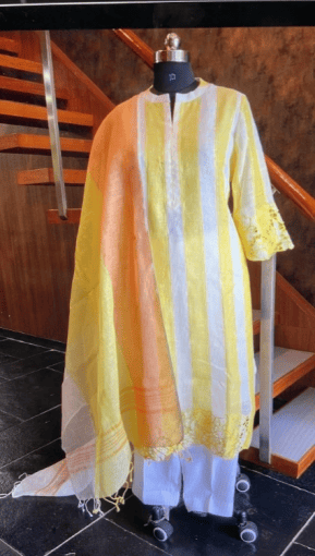 Yellow Linen Set  