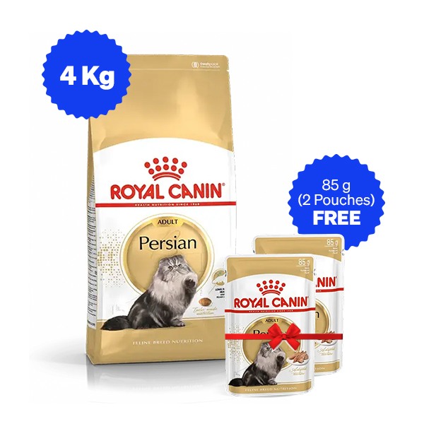 Royal Canin Persian Adult Dry Cat Food with Free Gravy Pack