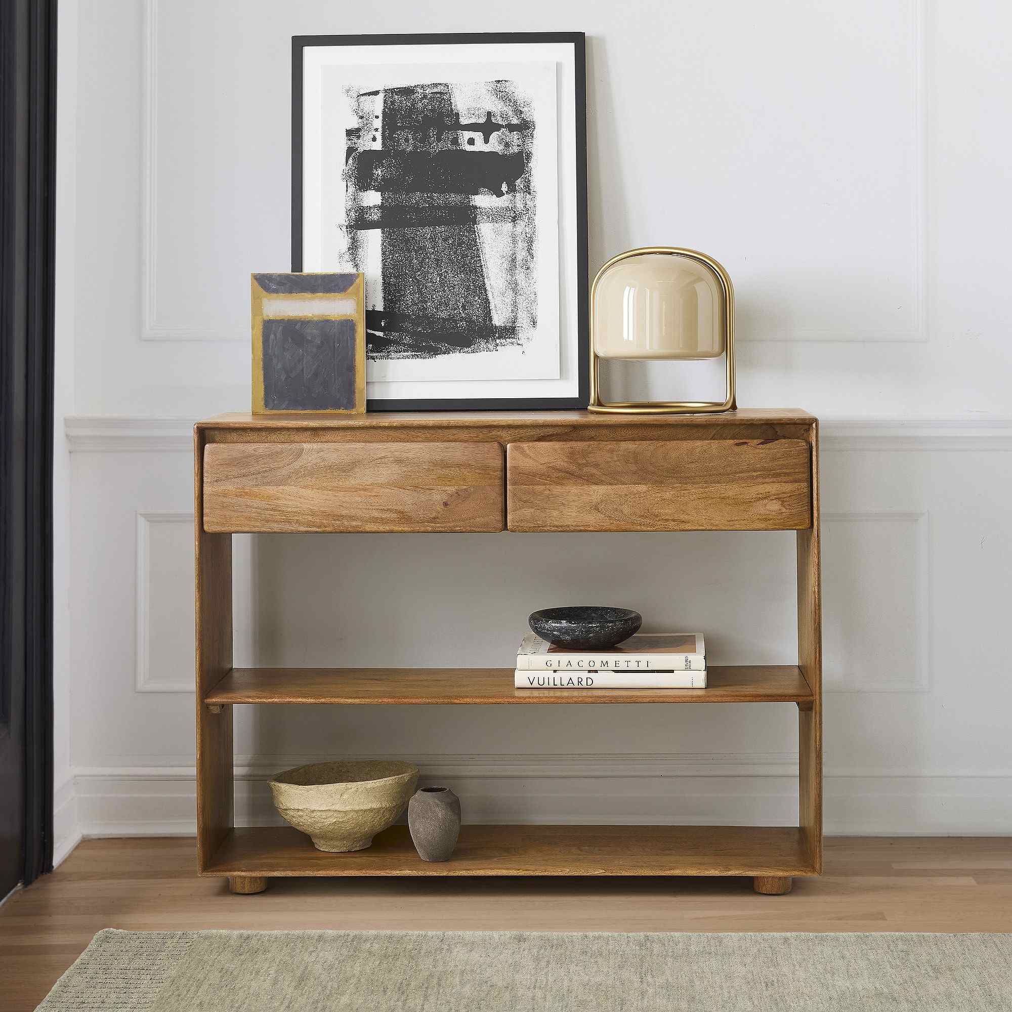 Anton Solid Wood Storage Console