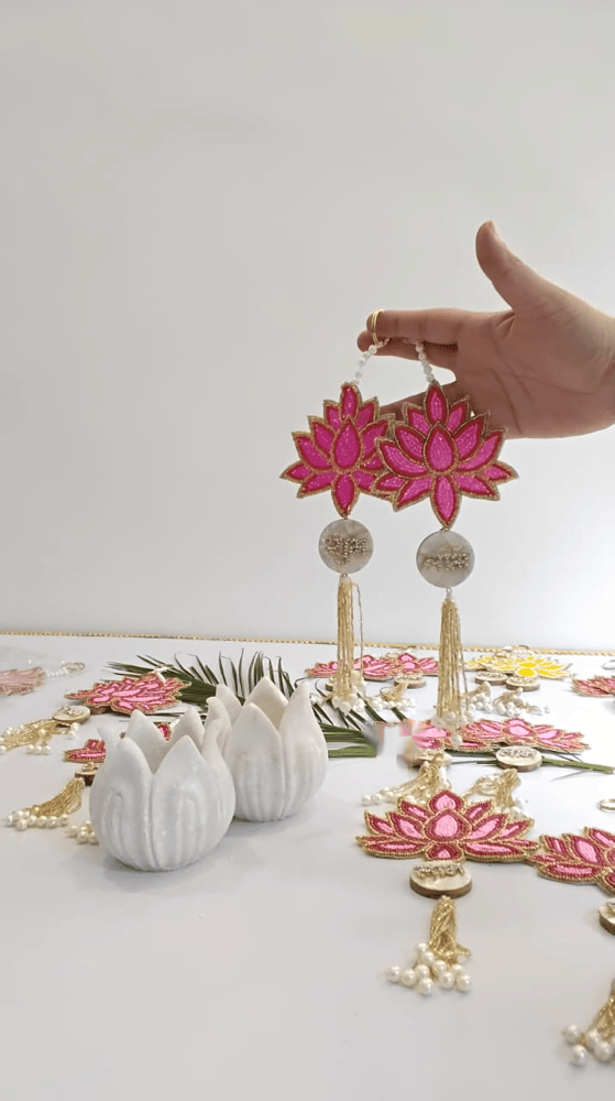 Mother of Pearls Lotus Hanging