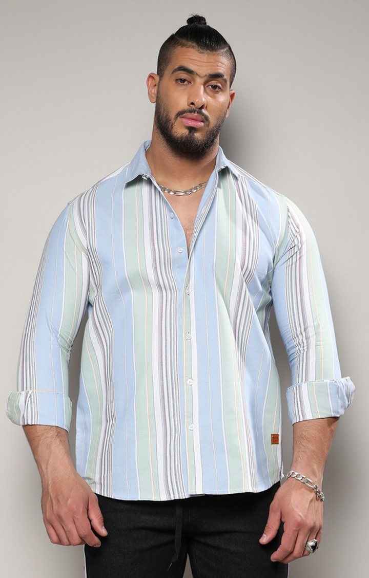 Men's Multi Striped Casual Shirts