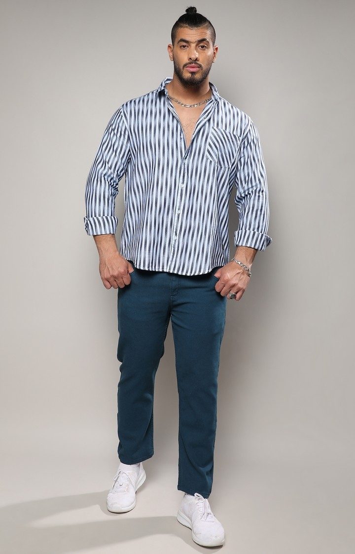 Men's Multi Striped Casual Shirts