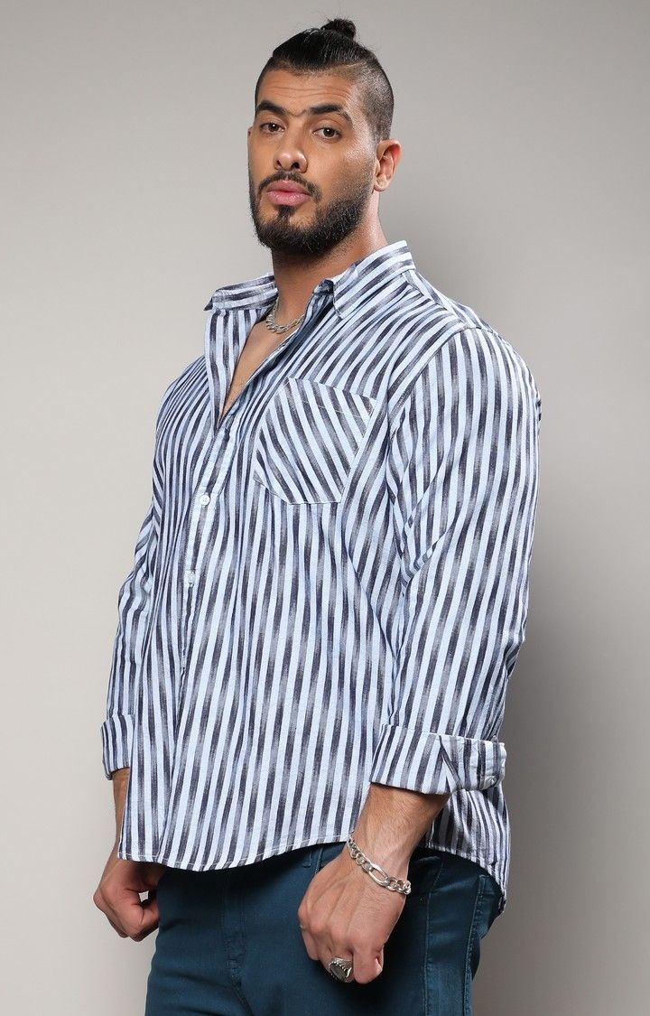 Men's Multi Striped Casual Shirts