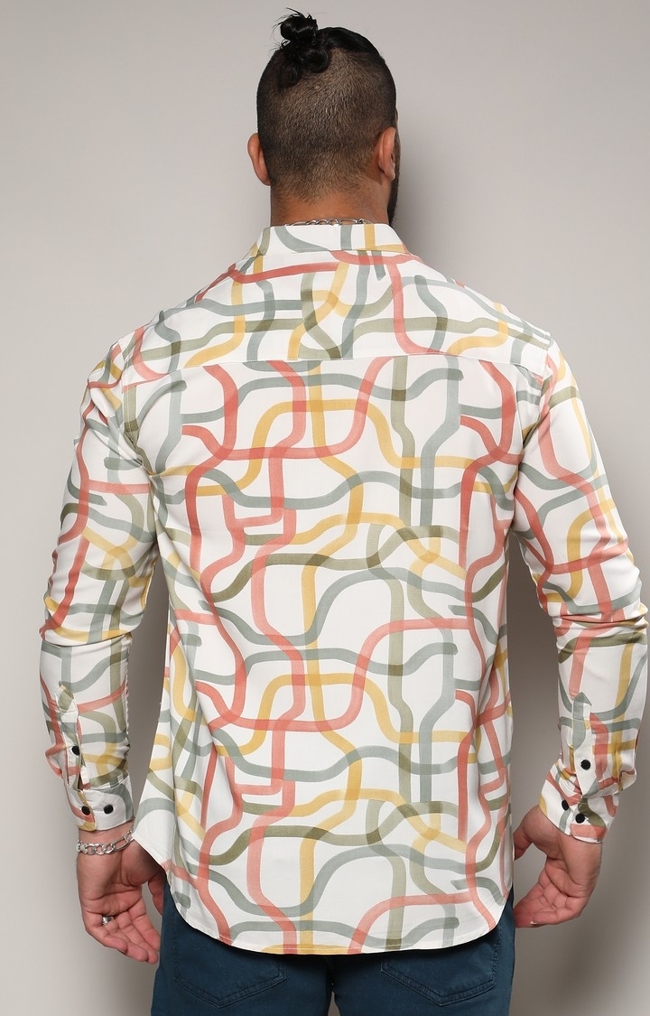 Men's Multicolour Flowing Vines Shirt