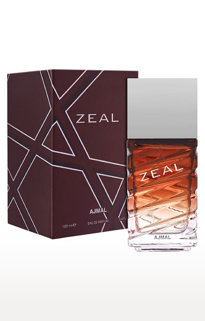 Ajmal Zeal EDP Aquatic Perfume 100ml for Men and Evoke Silver Edition Him Deodorant Fragrance 200ml for Men