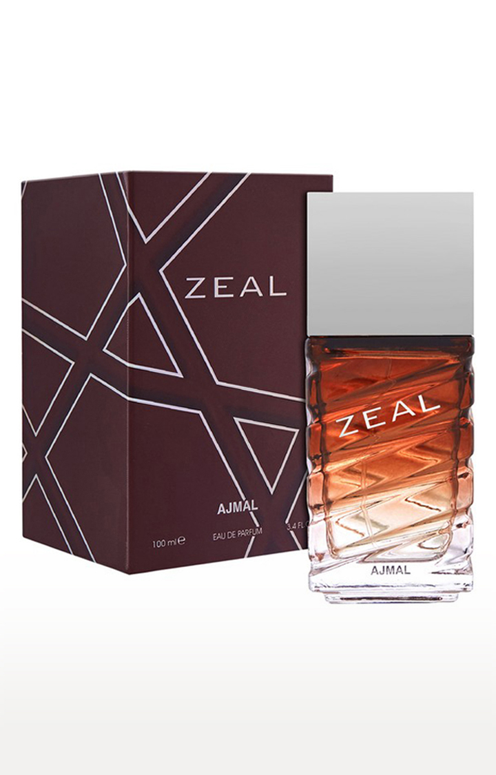 Ajmal Zeal EDP Aquatic Perfume 100ml for Men and Silver Shade Homme Deodorant Fragrance 200ml for Men