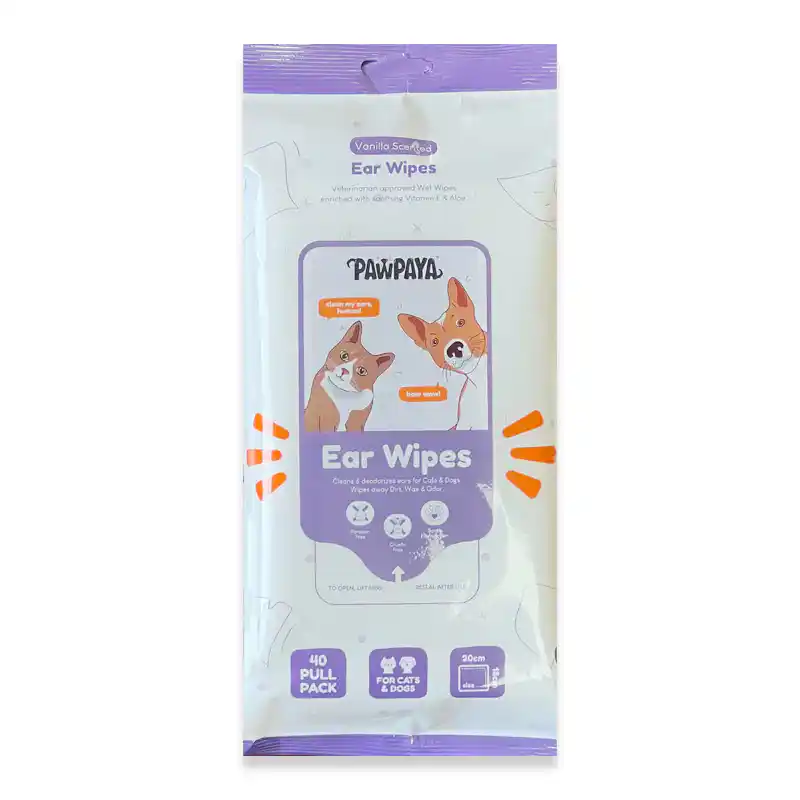 Pawpaya | Pawpaya Ear Wipes for Dogs and Cats