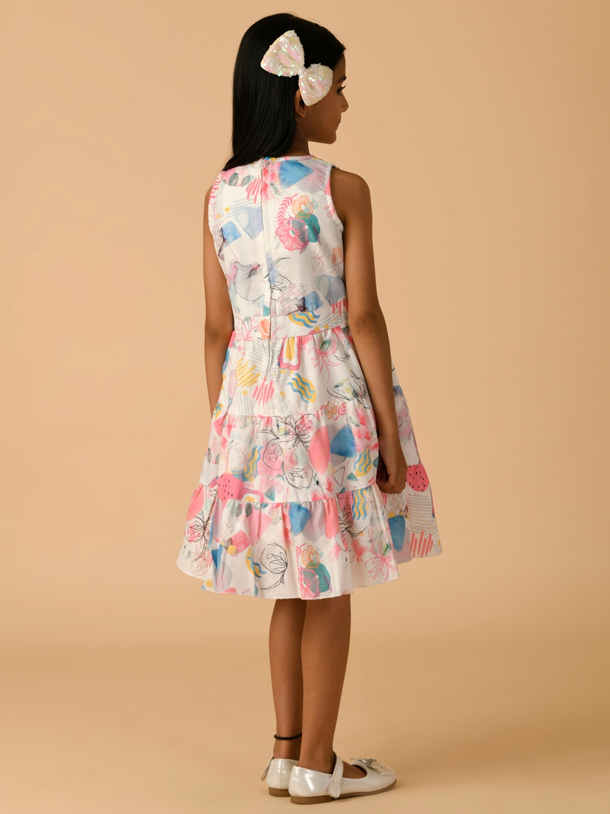 ALBION PREMIUM GIRLS PINK FROCK