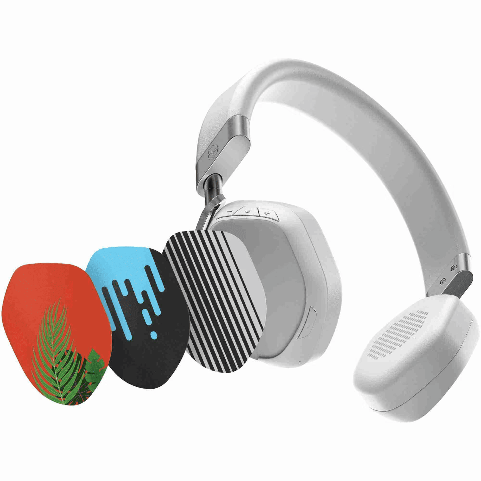 V-Moda S-80 On-Ear Wireless Bluetooth Headphones & Speaker System, White 4