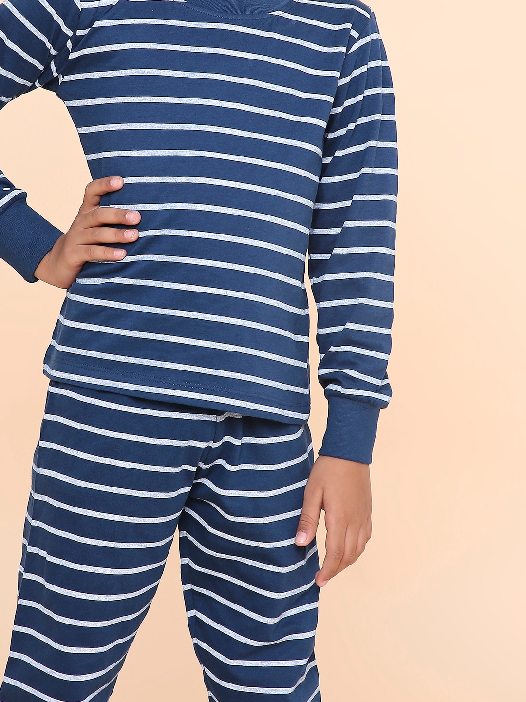 Boys- 2 piece printed cotton jogger lounge set
