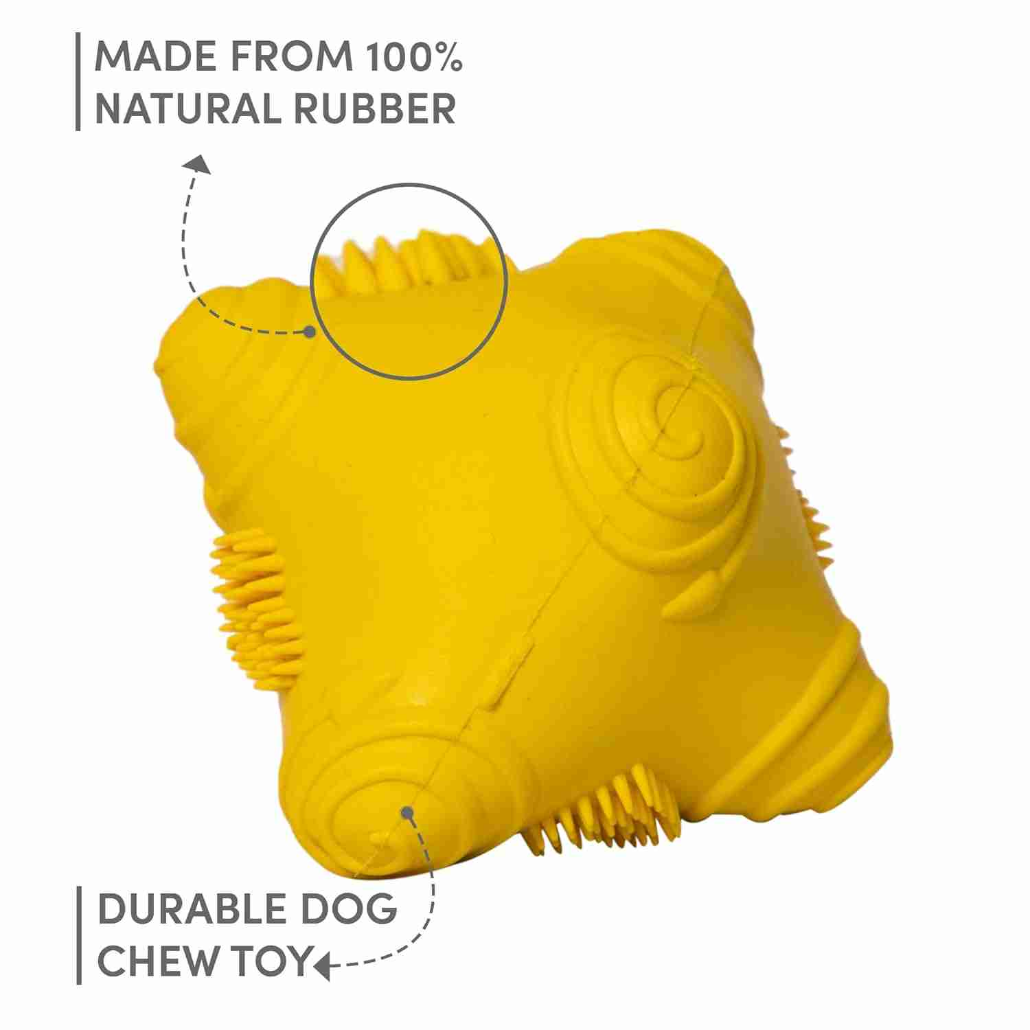 Barkbutler Just A Snitch Yellow (5x4.5x4.3 cm) Toy for Dogs