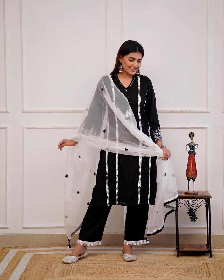 Suit with Dupatta