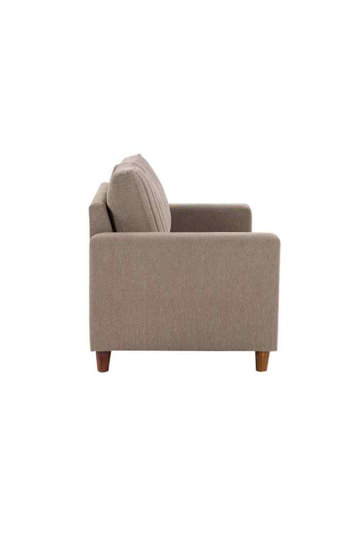 neudot Roman Sofa for Living Room |2 Persons Sofa|Premium Fabric with Cushioned Armrest | Solid Wood Frame|2 Seater in Desert Brown Color