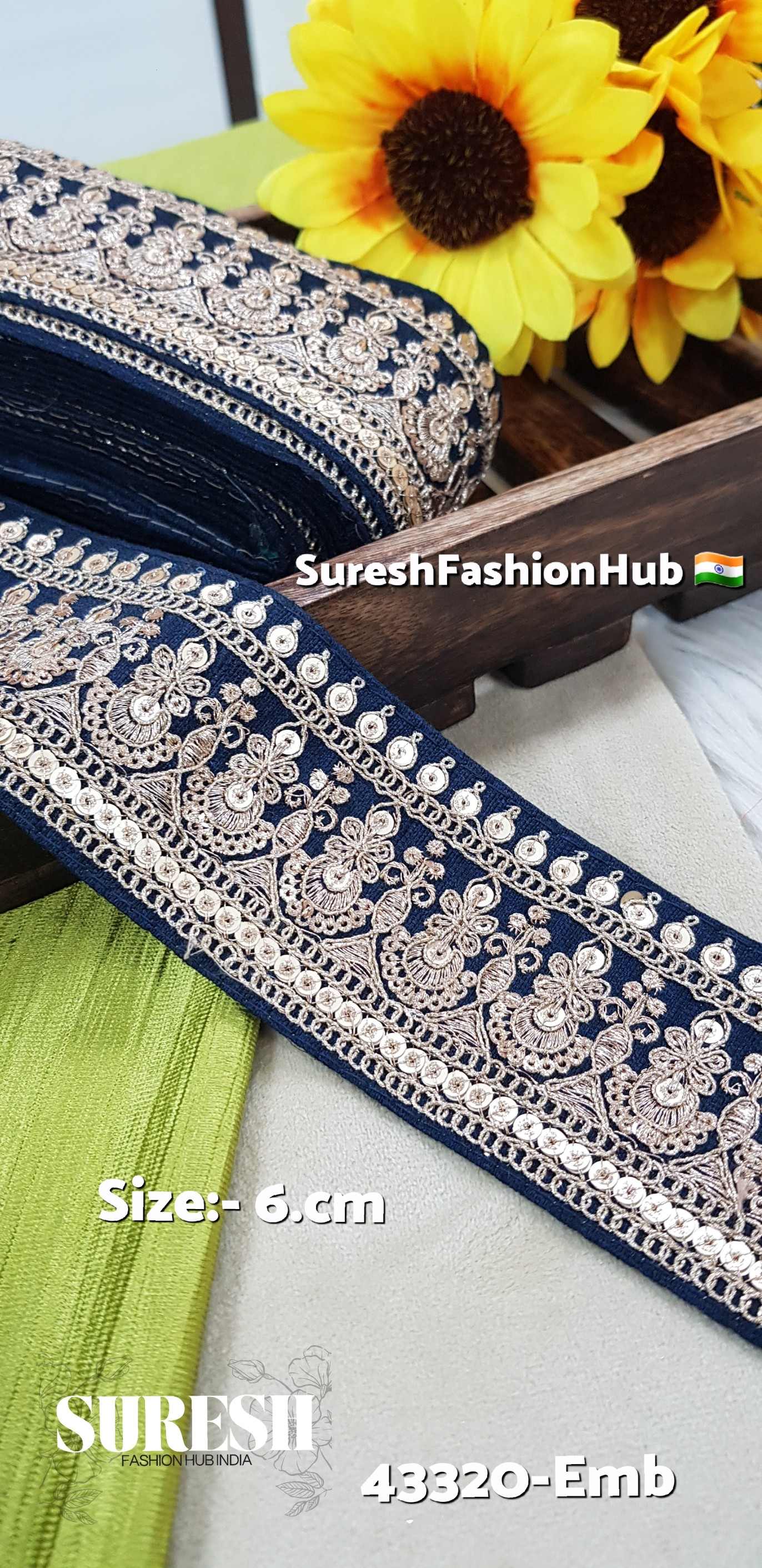 Royal Bloom Embroidery Lace