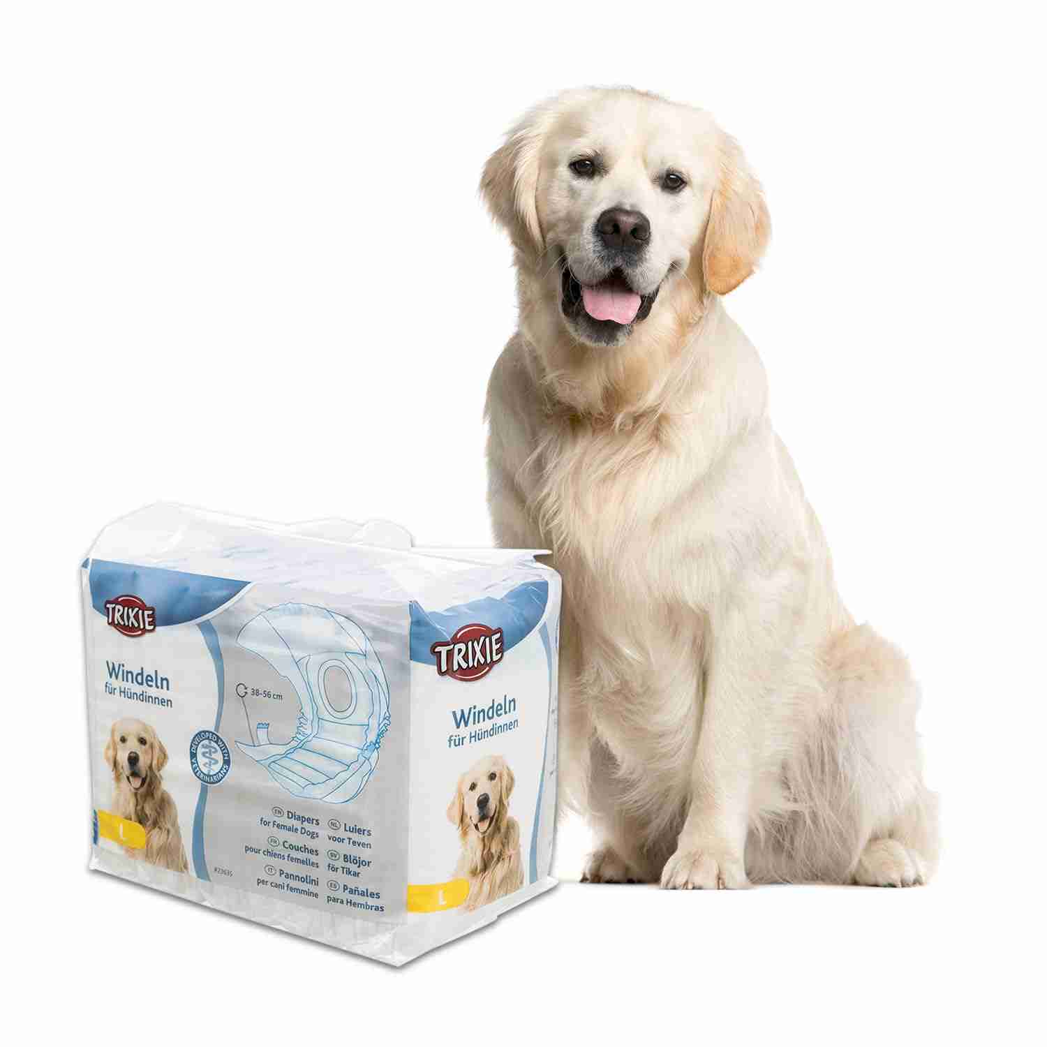 Trixie Diapers For Female Dogs 12 Pcs