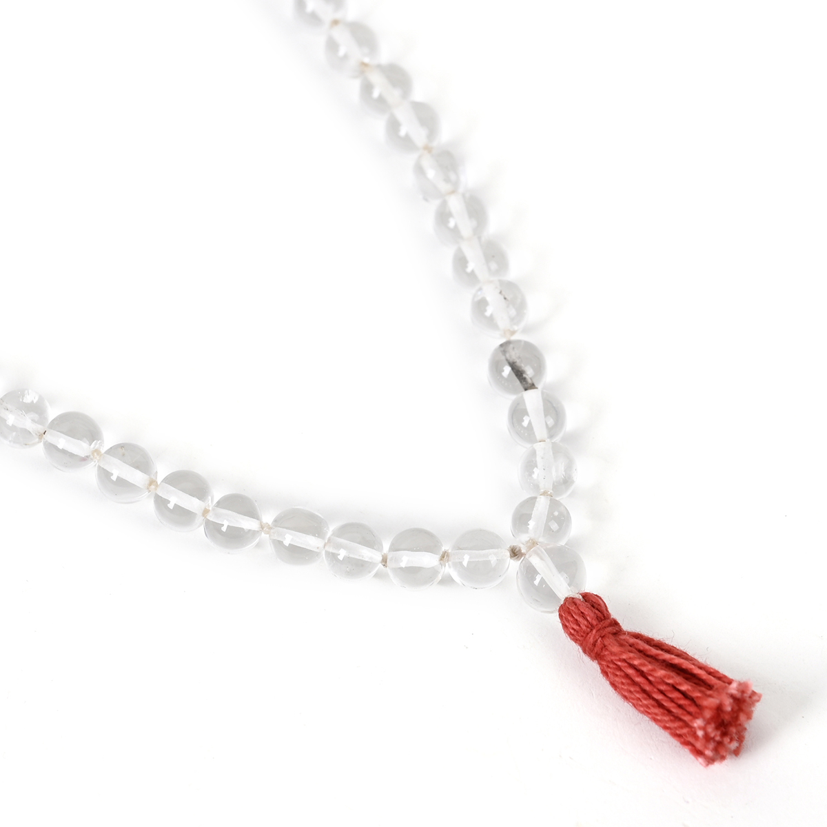 Shiv Ratan Kendra Sphatic Mala for Prayer, Meditation & Spiritual Practices II Length: 40-45 CM II Weight 40-50 Grams II