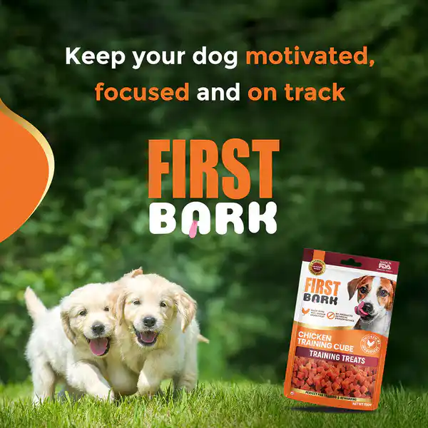 First Bark Chicken Training Cubes For Dogs 200 gm