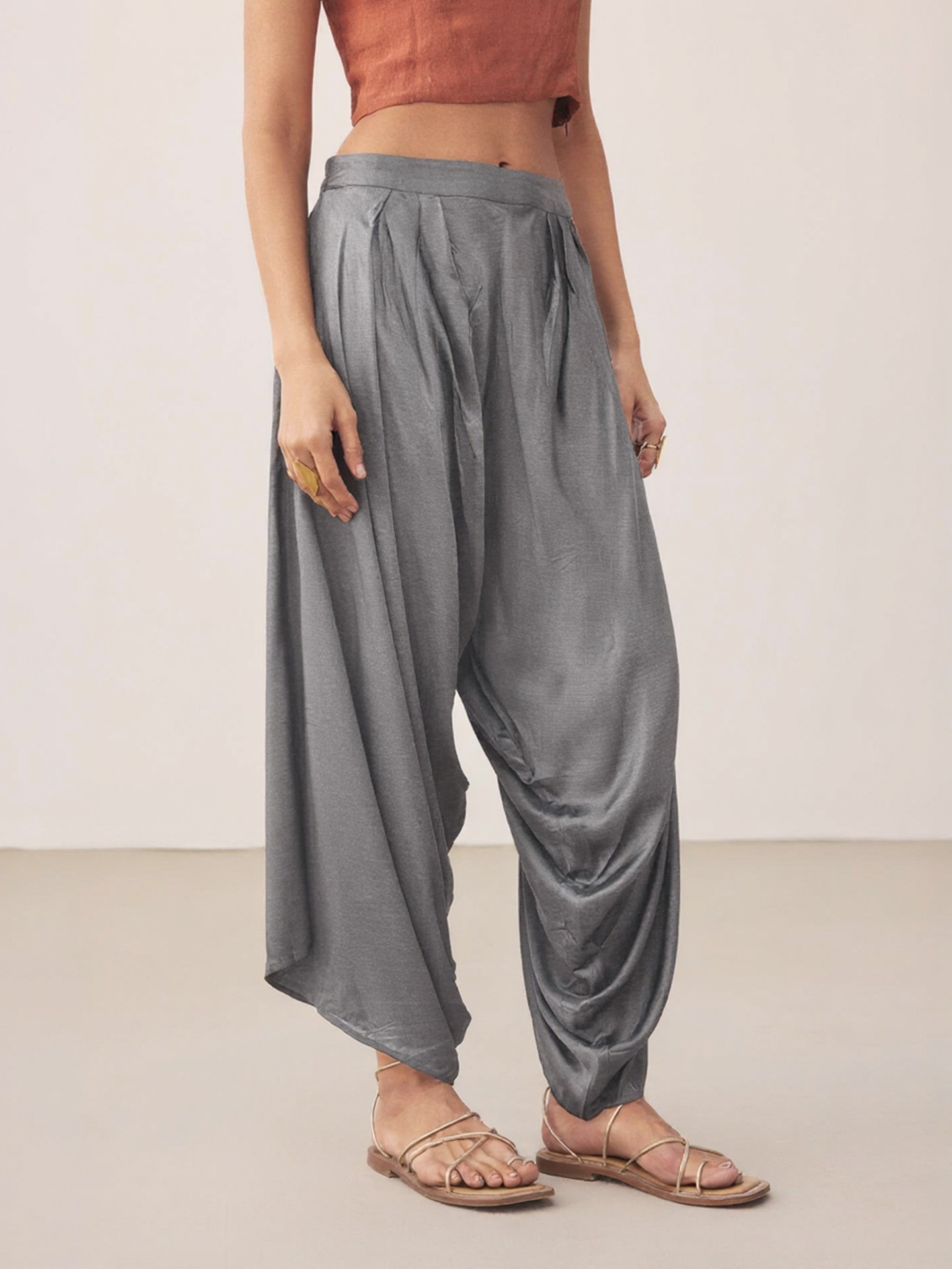 Grey Japanese Pants