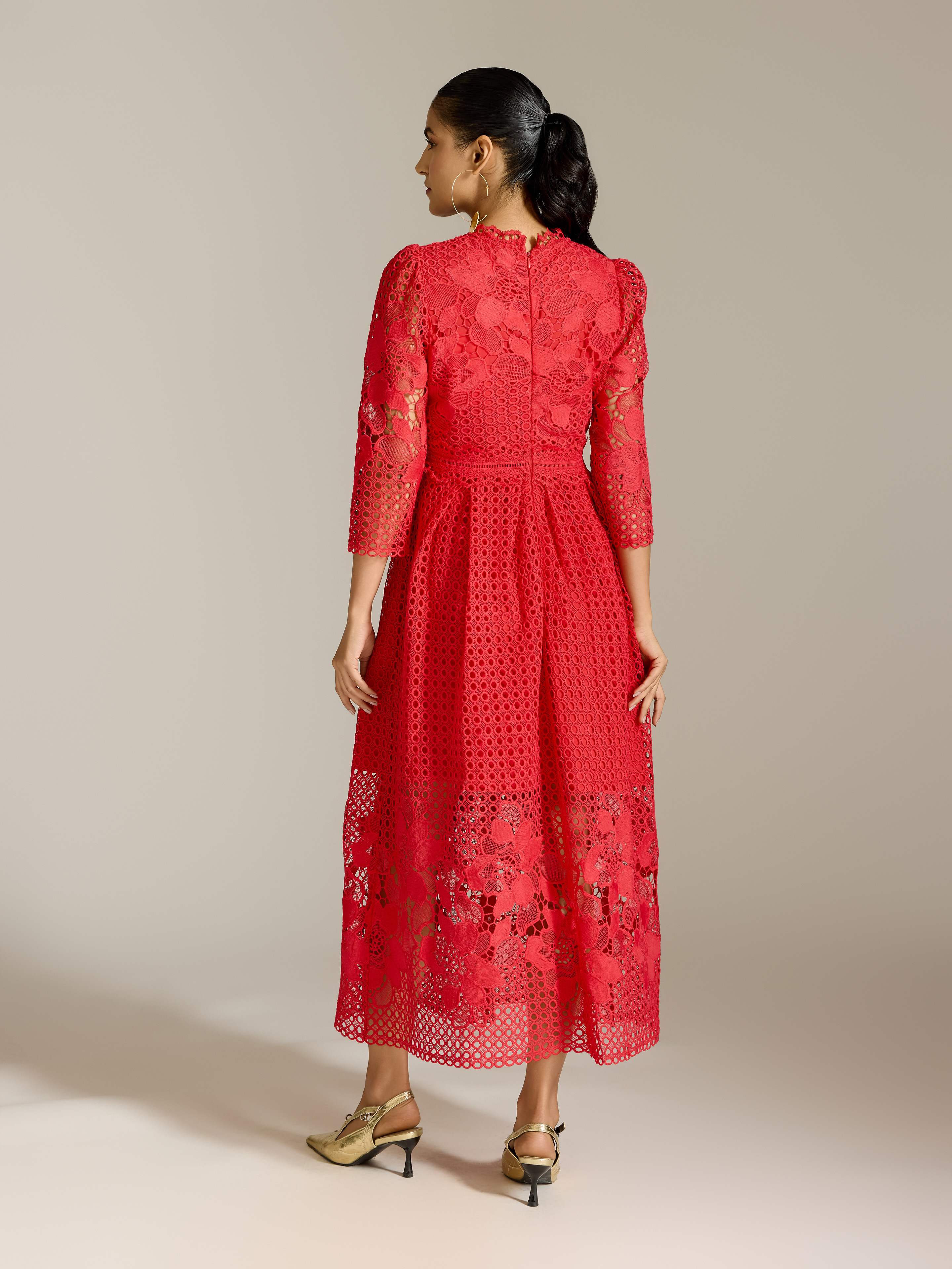 Red Marin Long Dress