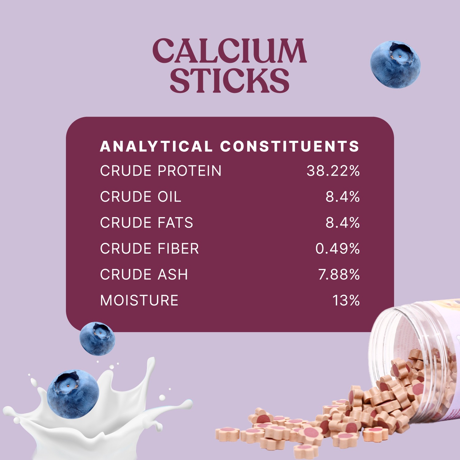 Snackers Goat milk & Blueberry Dog Treat, 200g