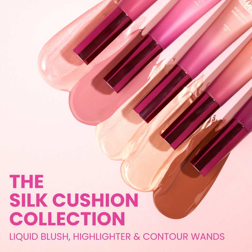 Typsy Beauty Silk Cushion Blush Bouquet of Roses 02