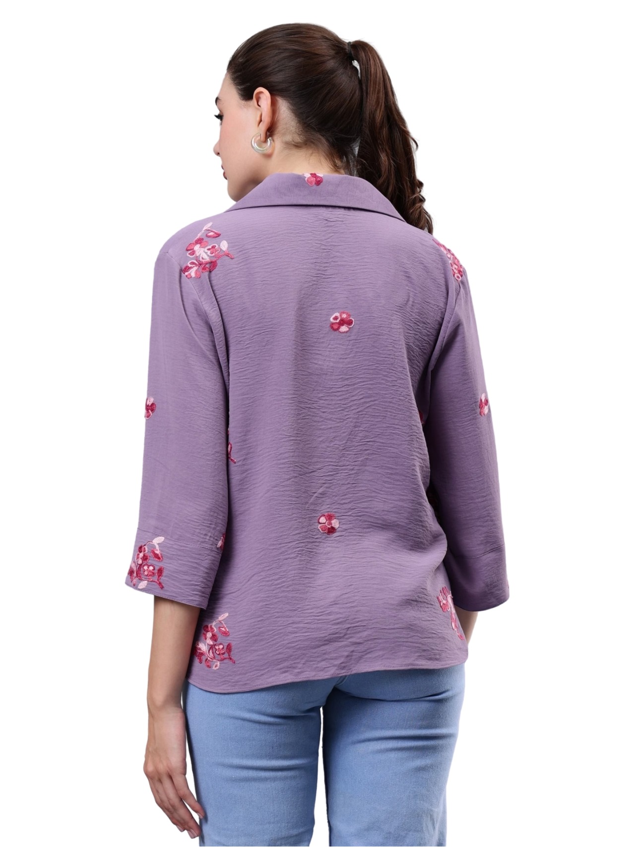 Albion Women Purple Shirt