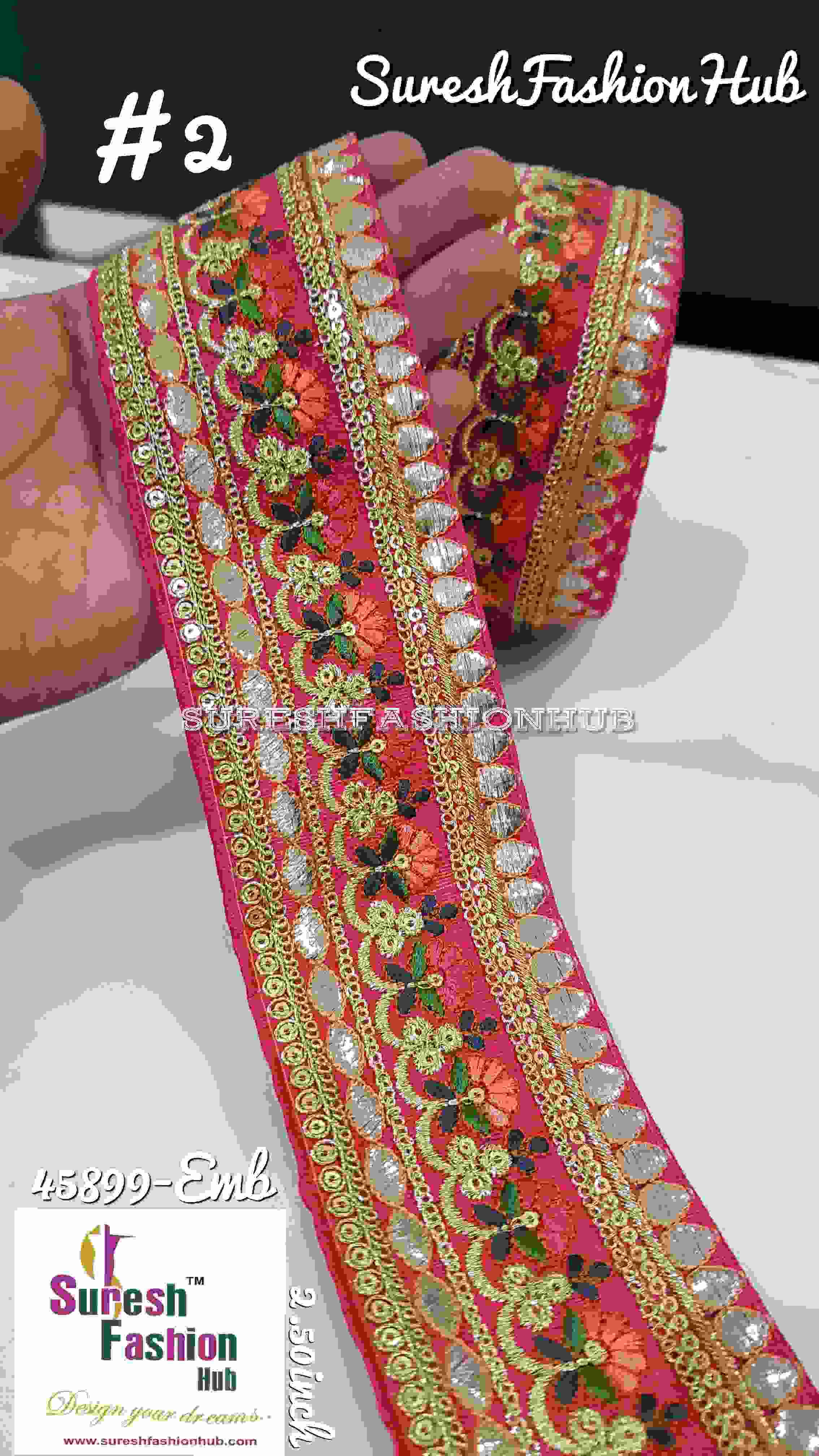 Indian Laces Embellishments Embroidery Saree Border Wholesale Silk Crafting Sewing Decorative Designer Ribbons #Blackborder  #Fancylaces #Decorativetrims #Embroideredborder #Sewingtrims #テープ #minne #lndianlaces #Sareeborder #アニー都城 #pasamanerías #pasamaneriasbordadas #Embellishments #可愛いマスク #Embroiderytrimmings #アクセサリー