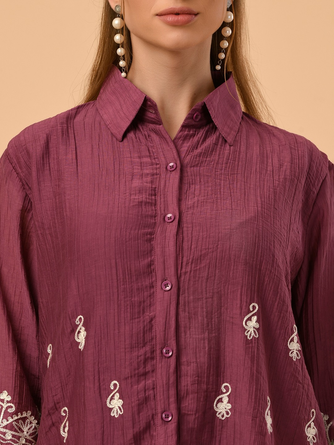 ALBION SMART LADIES PURPLE TOP