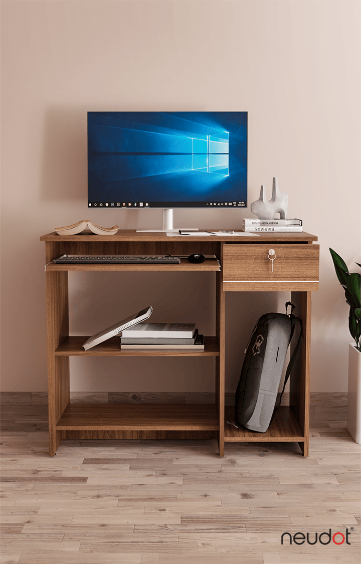 Bingo Study Table - Leon Teak
