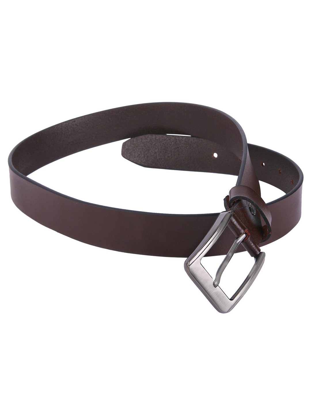 Creature Plain Solid Formal/Casual Brown Genuine Leather Belts For Men