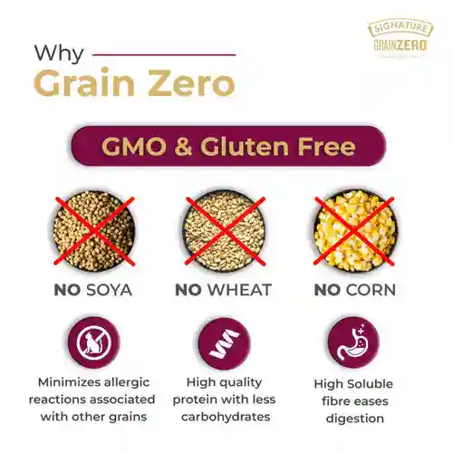 Grain Zero Ocean Fish, Sardine & Mackerel Mother and Kitten Cat Dry Food