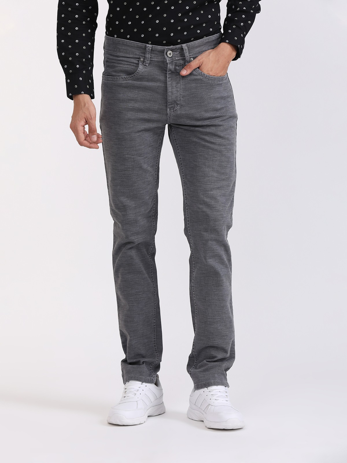 Albion Mens Primume Grey Jeans