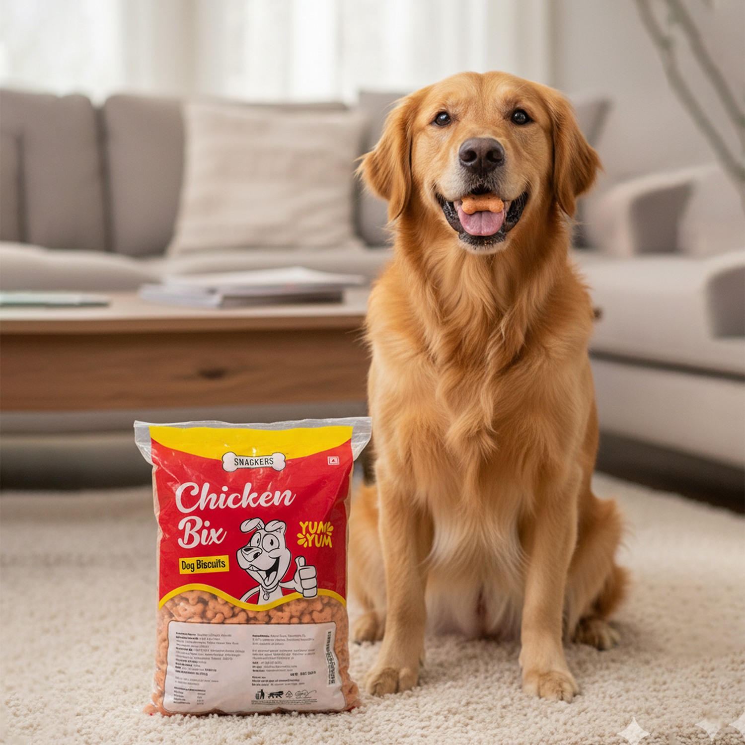 Snackers Chicken Bix Dog Biscuits 900g