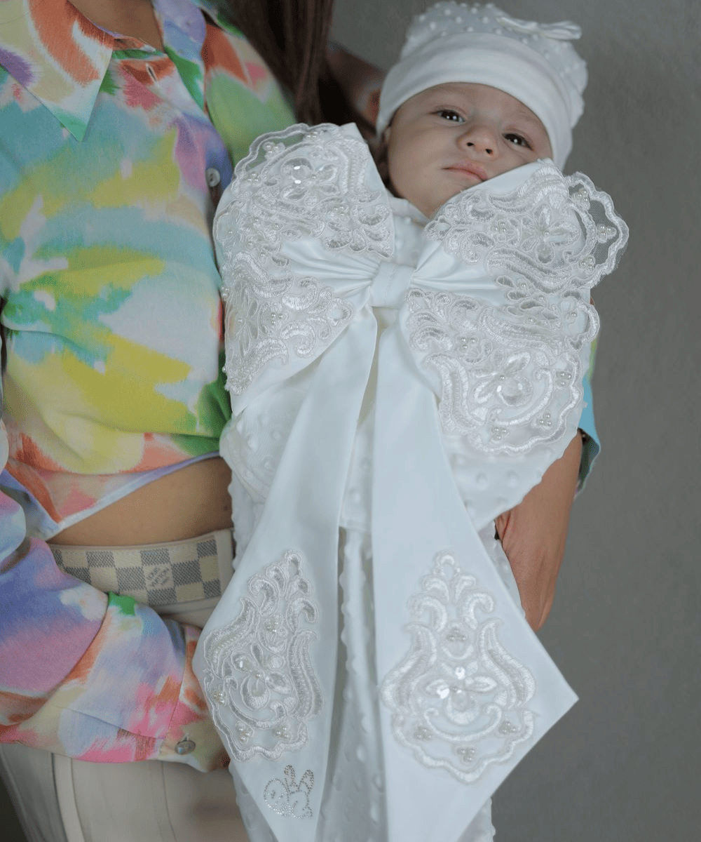 IVORY MIRAGE BABY BLOOMING WRAP