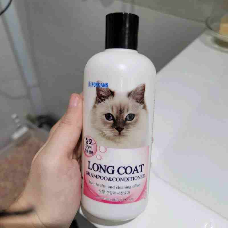 Forbis Forcans Long Coat Hair Health and Cleaning Effect Shampoo & Conditioner for Cats 300ml